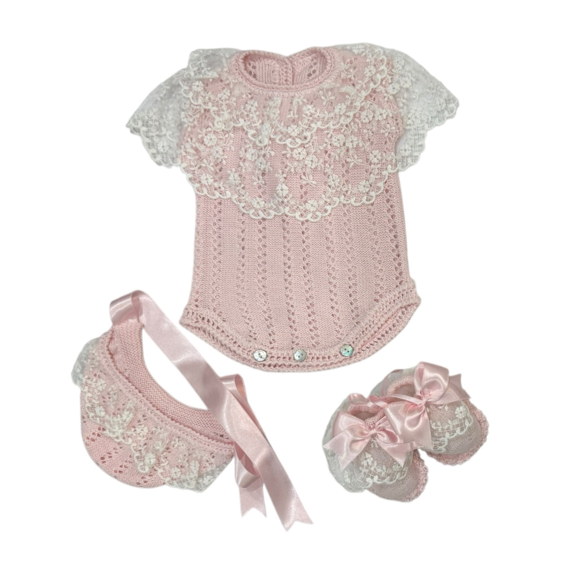 Dondolo Pink Romper 3M