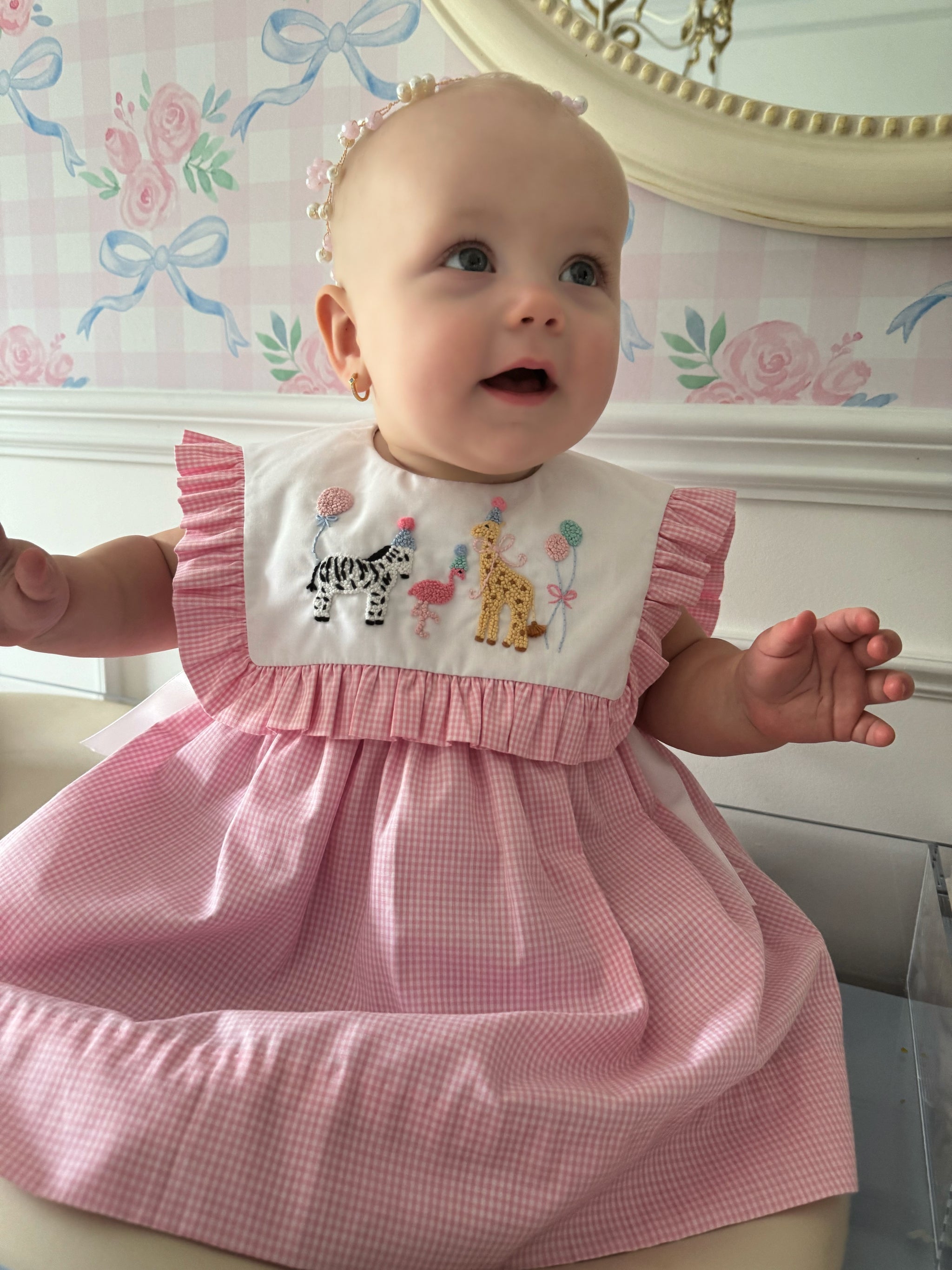 Party Animals French Knot Girl Dress