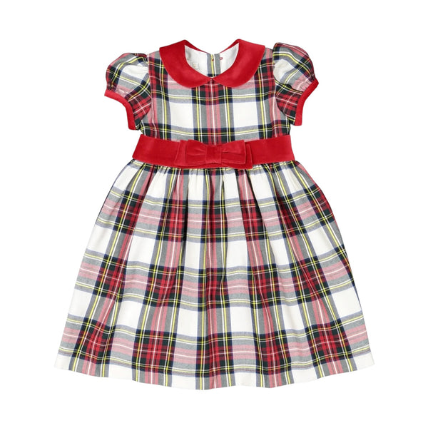 PREORDER Lorenza Tartan Xmas Gift Bow Dress (SHIPS OCTOBER)