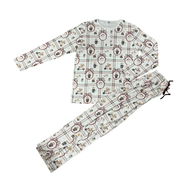 Xmas Festive Bears Dad Santa Pj Pajama
