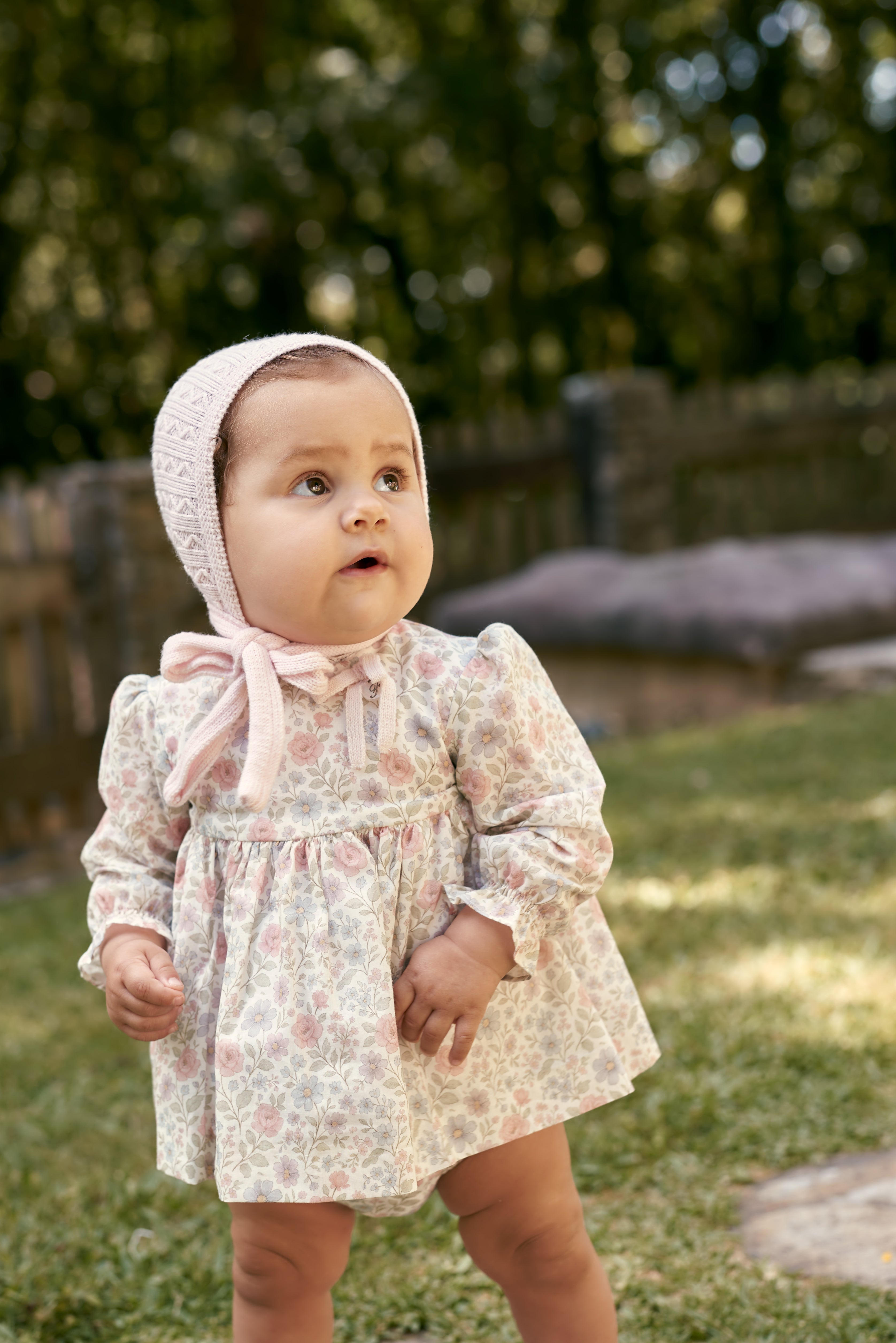 Alternate view of girl wearing Ditsy Floral 2-Piece Se
