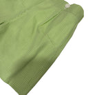 Close-up of green gingham fabric on Party Animals Boy 2-Piece Set
