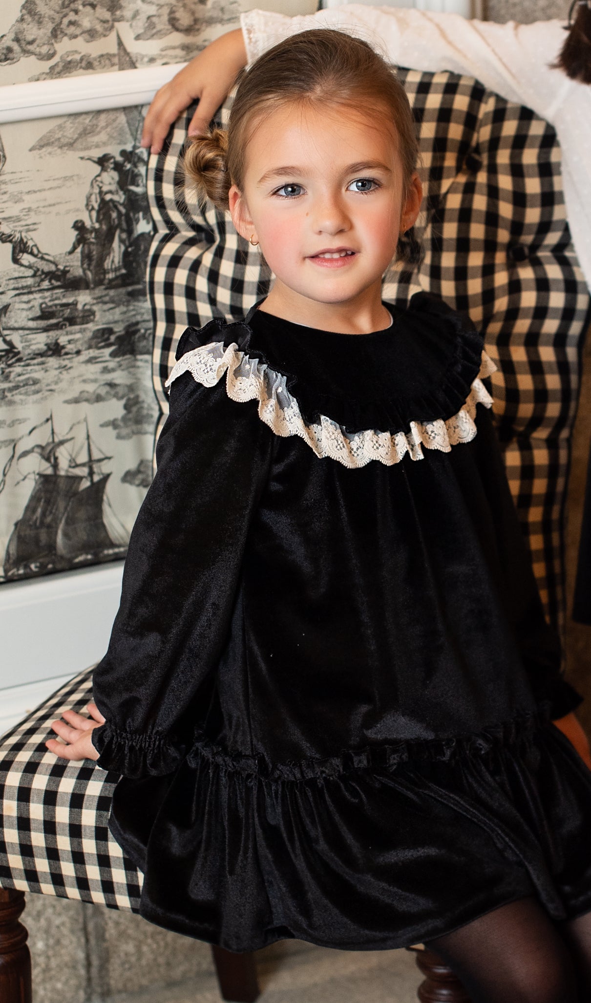 Carol Black Velvet Dress – Piccoli & Co ®