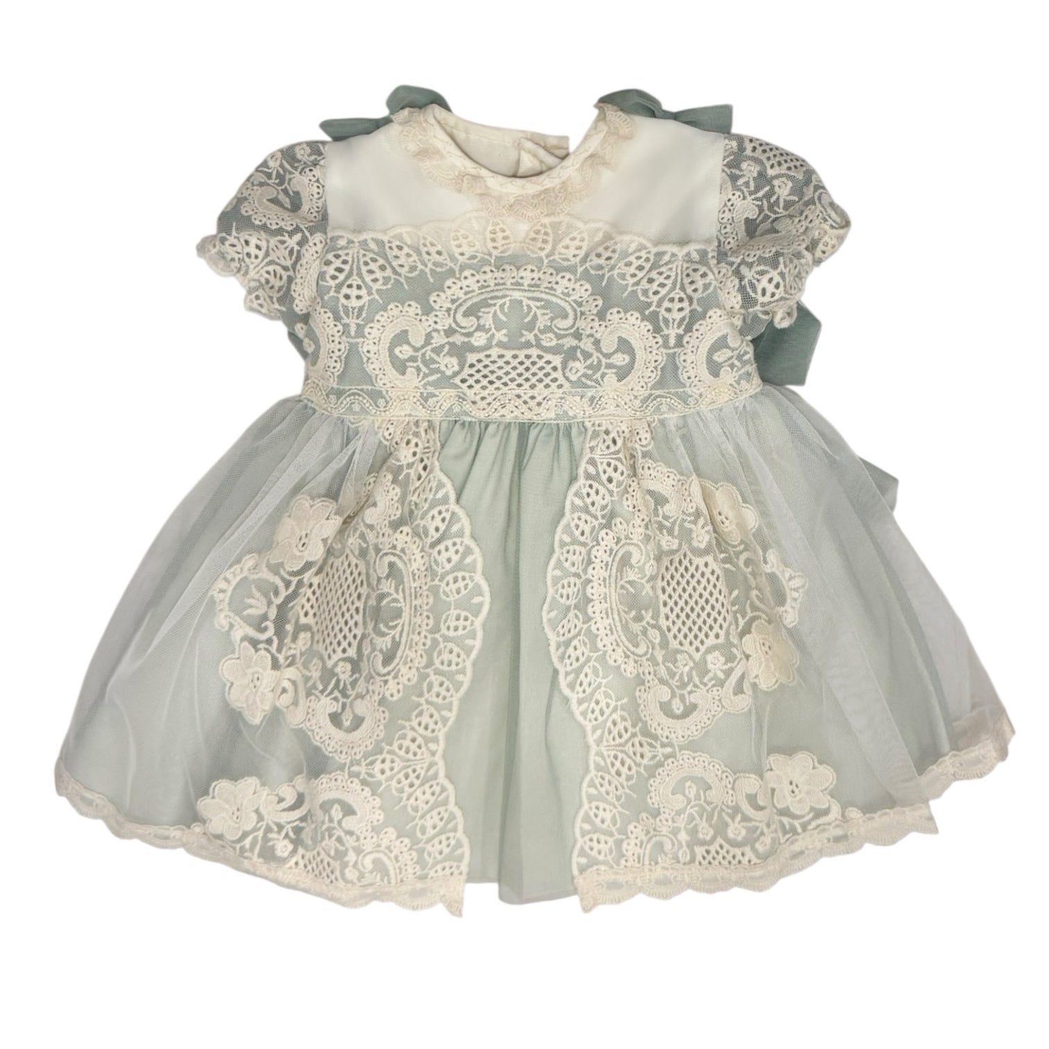 Edwarda Tower Green Lace Girl Dress 4T