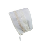 Emma Luxe Ivory matching bonnet
