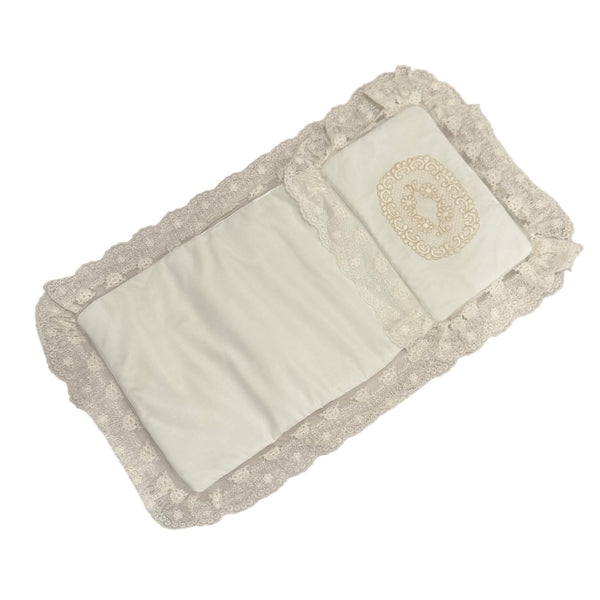 Windsor Ivory Bassinet Pad/Liner 2-piece set