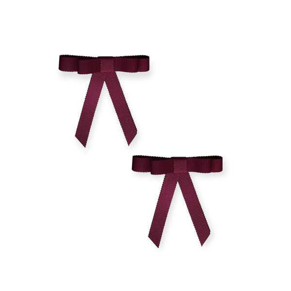 Grossgrain Burgundy Color Bows