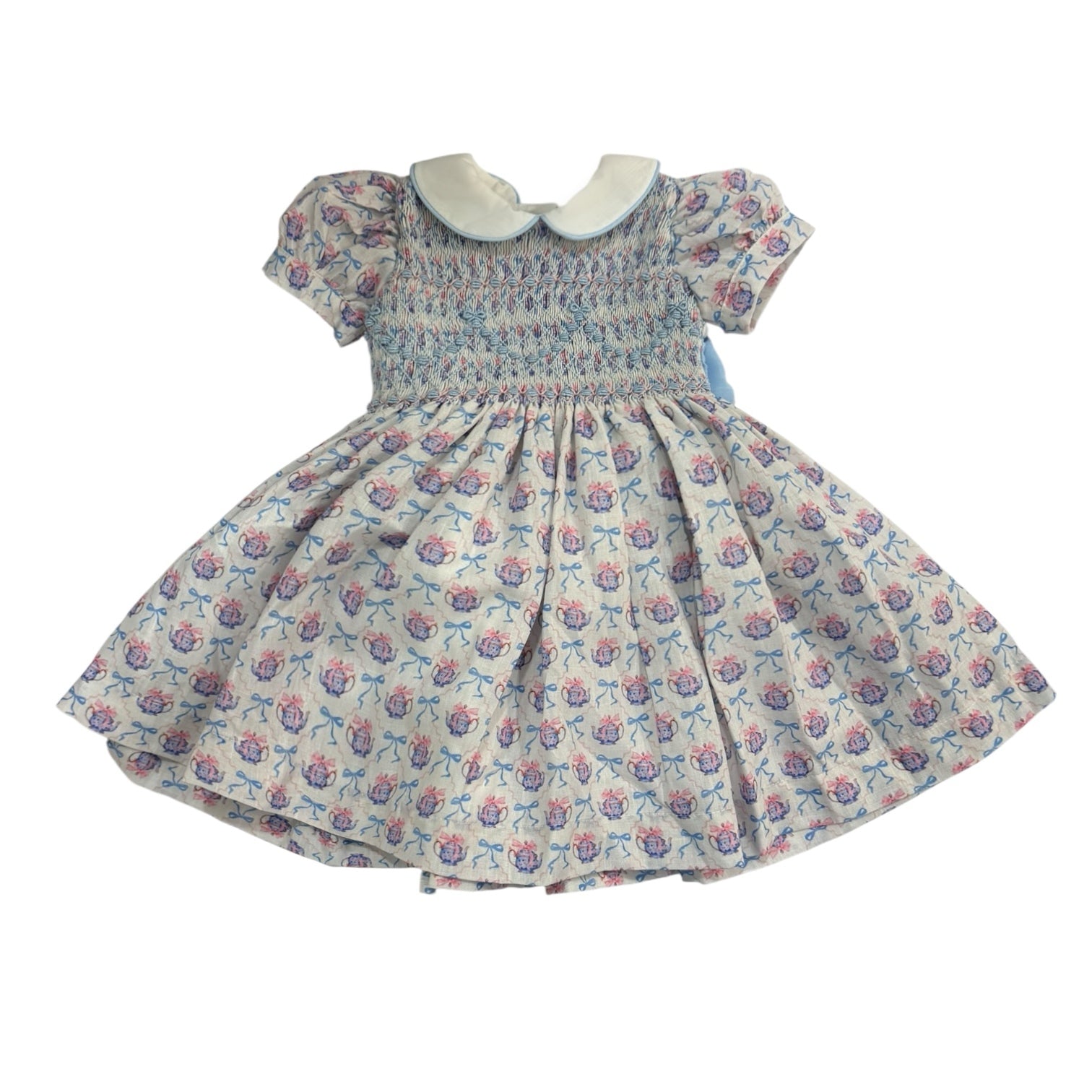 coquette blue dress Cowl Neck Polka Dot Dainty Coquette Dress main image 0