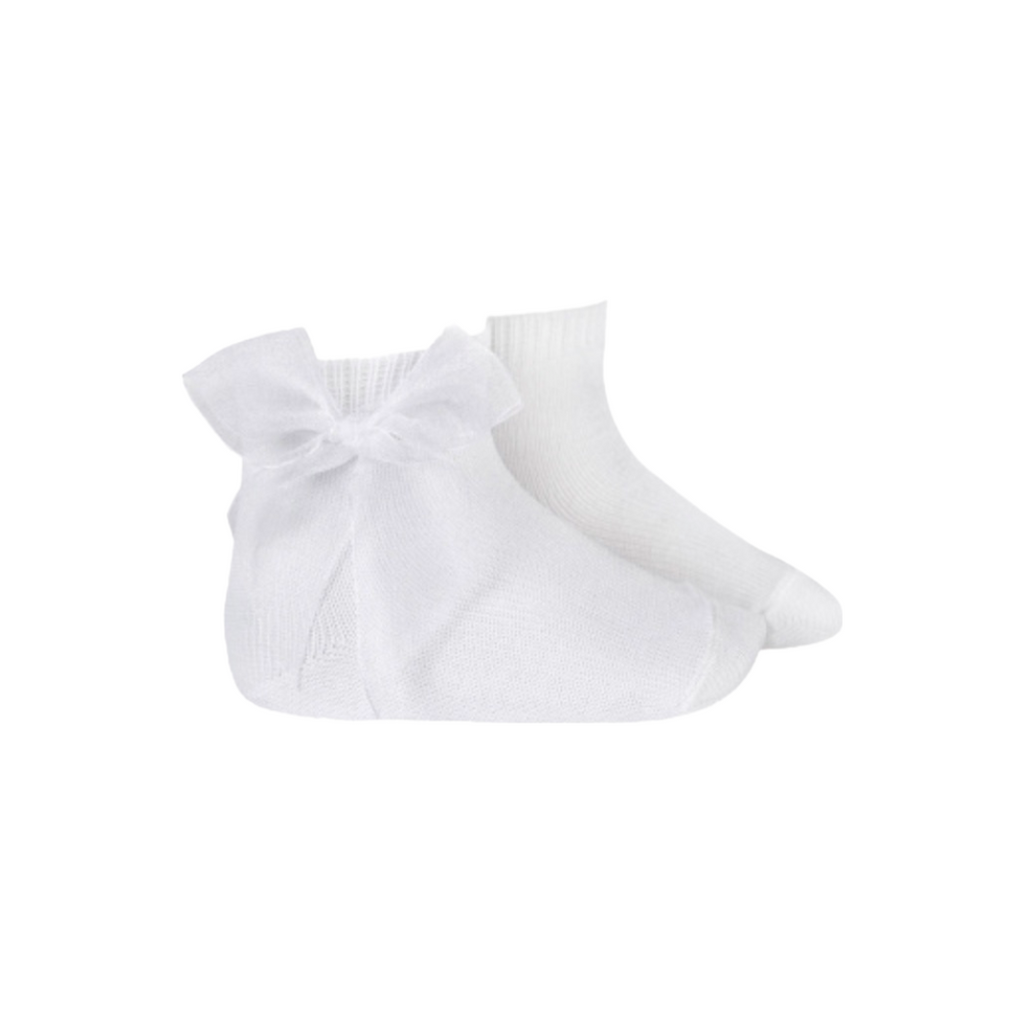 Tulle Organza Ankle Bow Socks - Piccoli & Co 