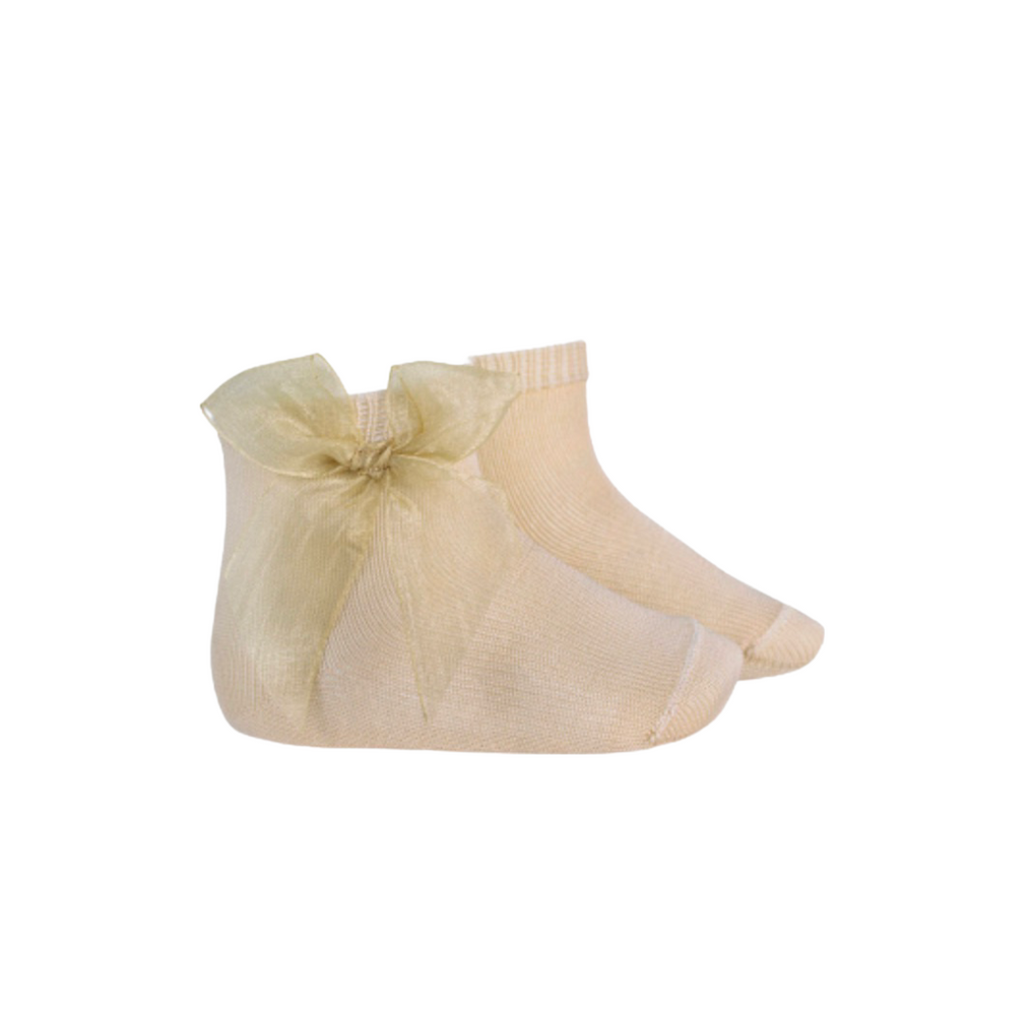 Tulle Organza Ankle Bow Socks - Piccoli & Co 