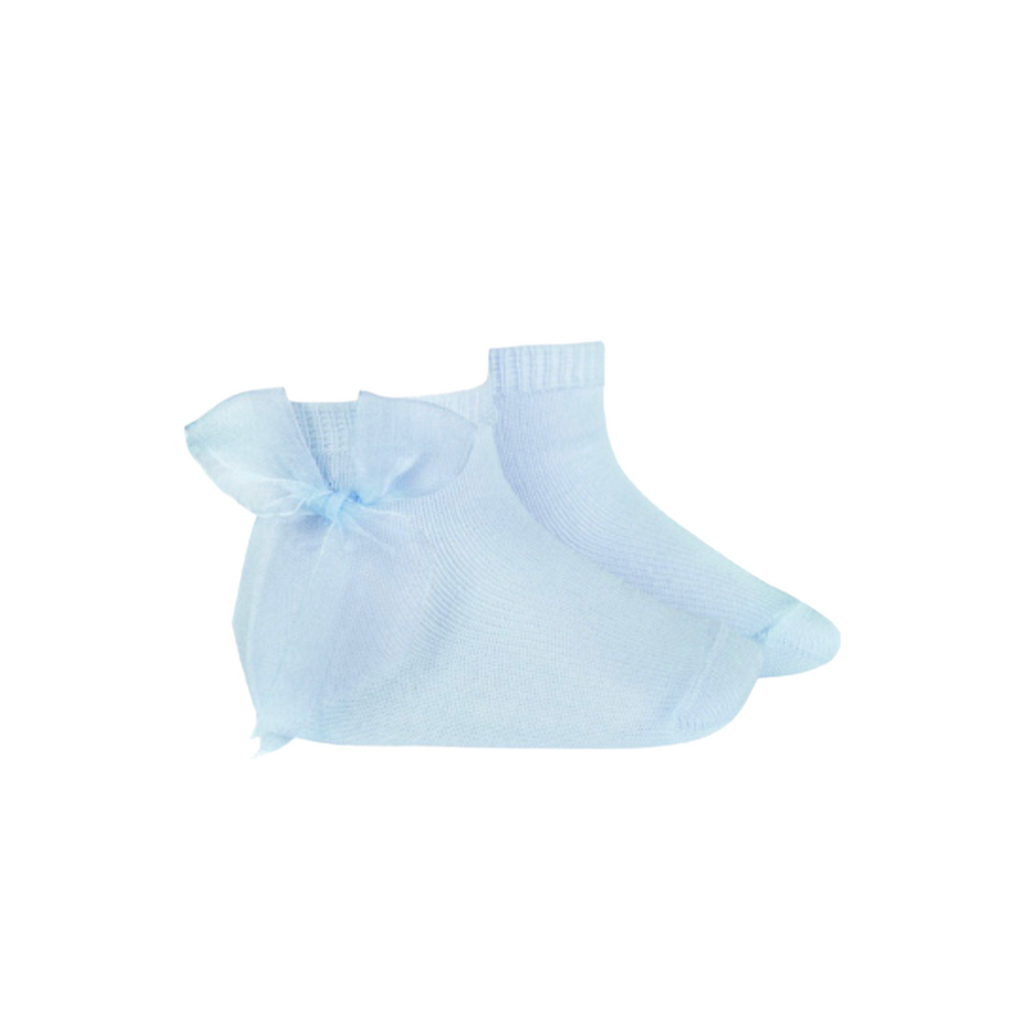 Tulle Organza Ankle Bow Socks - Piccoli & Co 
