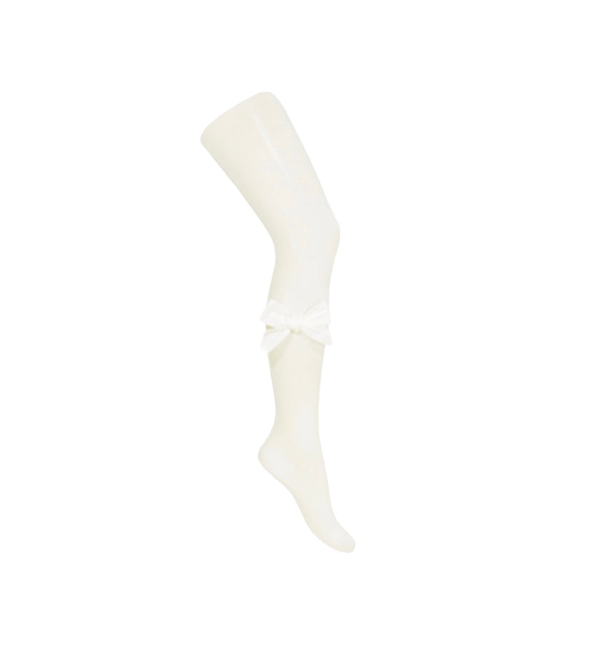 Nathalie Velvet Bow Tights - Piccoli & Co 