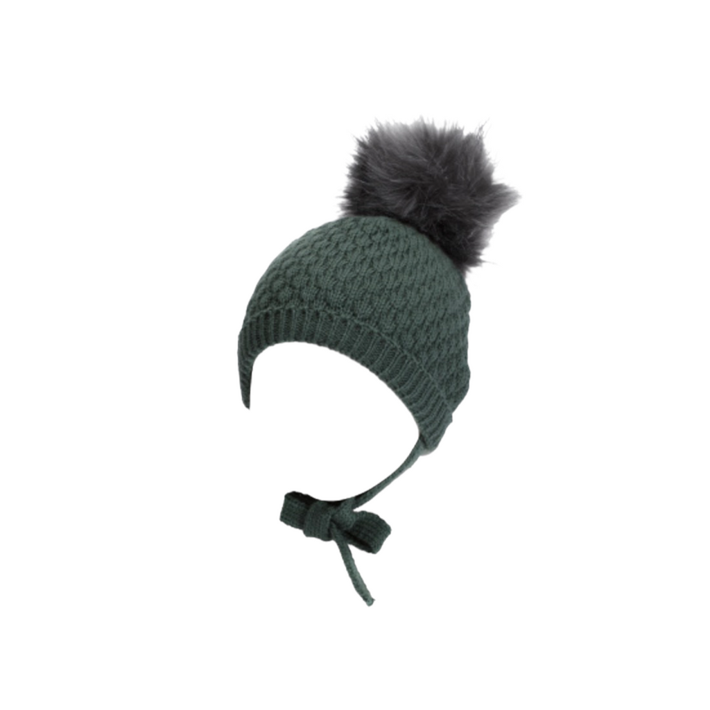 Harry Faux Fur Pom Hat - Piccoli & Co 