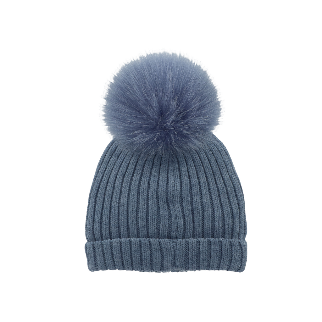 Kit Knitted Hat with Fur - Piccoli & Co 