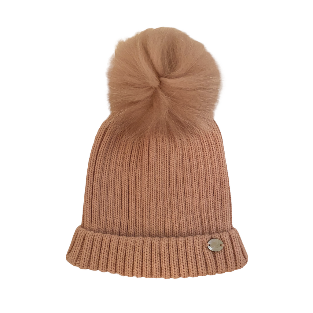 Kit Knitted Hat with Fur - Piccoli & Co 