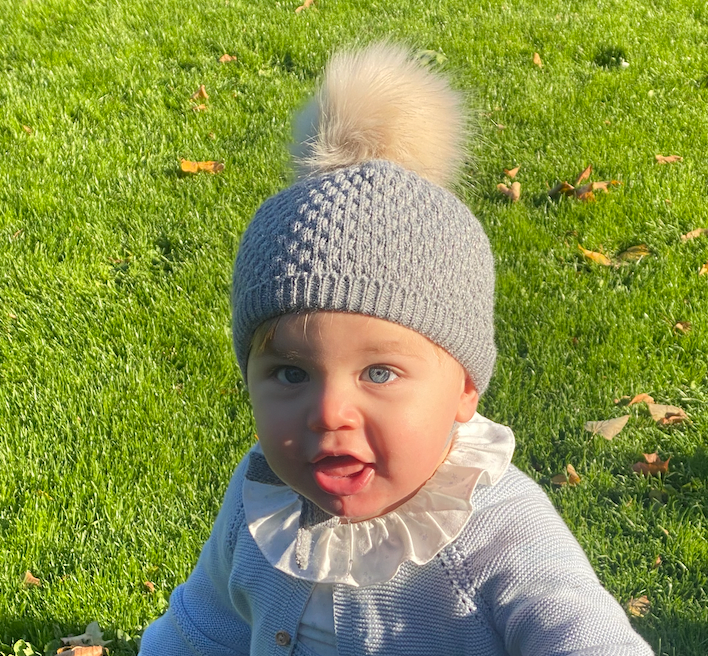 Harry Faux Fur Pom Hat - Piccoli & Co 