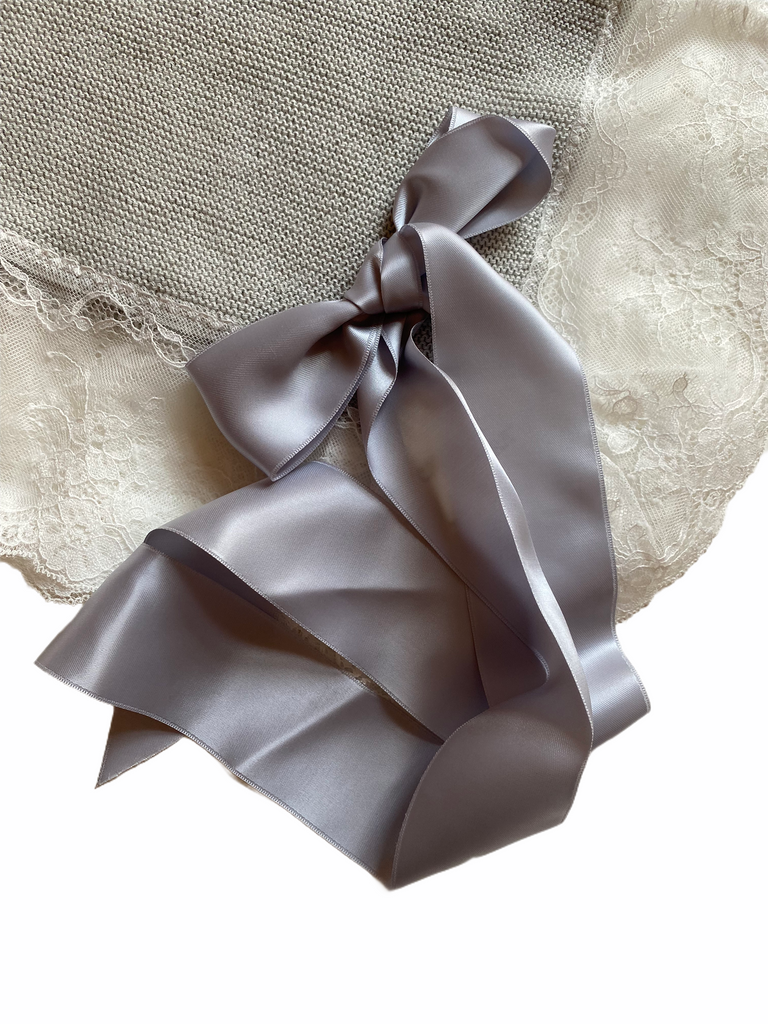 Sienna Grey Knitted Blanket - Piccoli & Co 