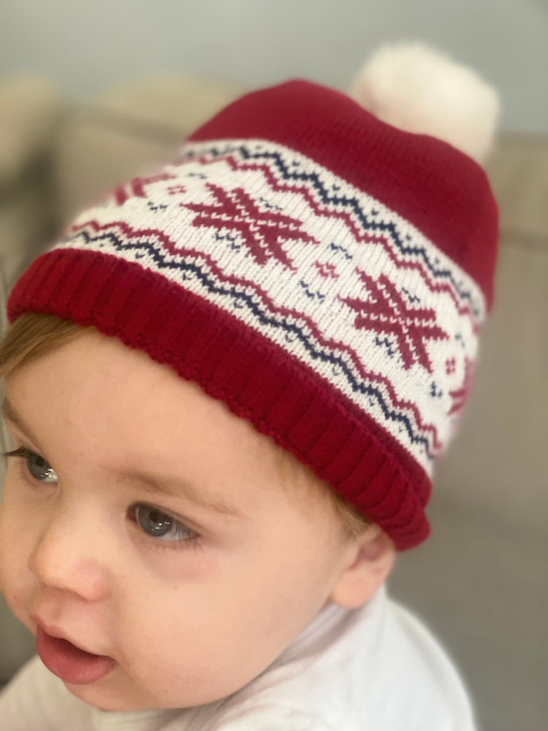 Lars Scottish Red Hat with Pom - Piccoli & Co 